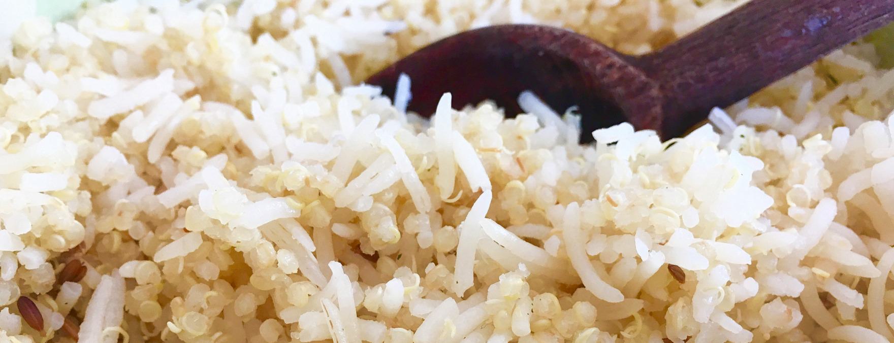 Rice and quinoa