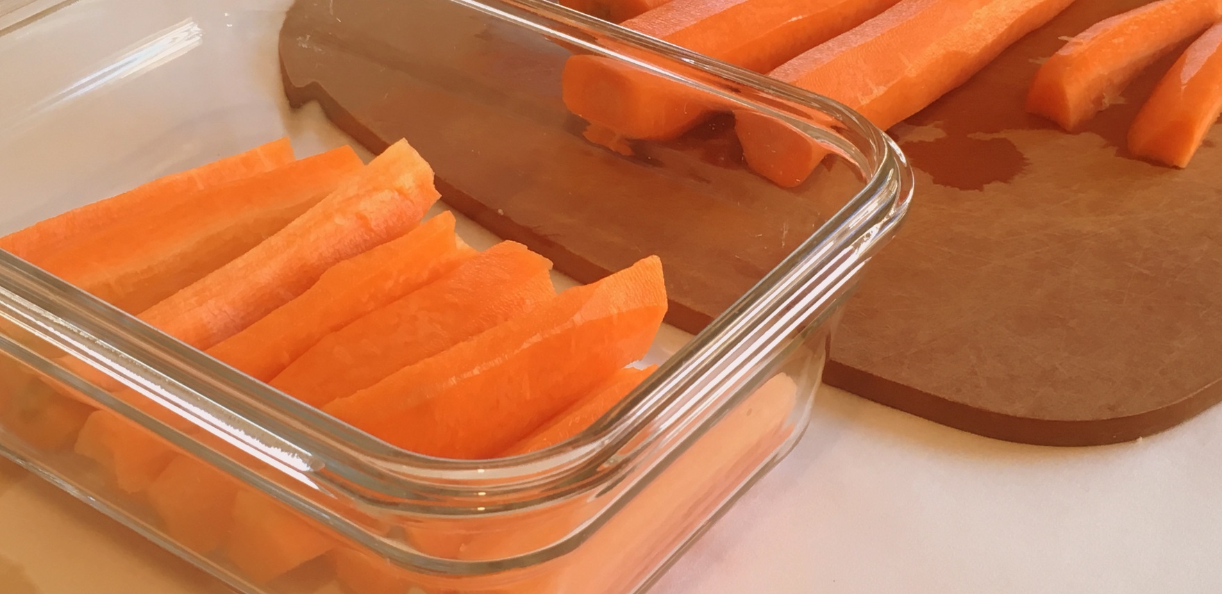 carrots cut up