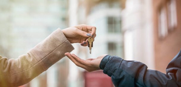Handing over keys