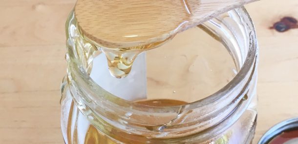 Dripping honey