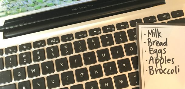 online grocery shopping