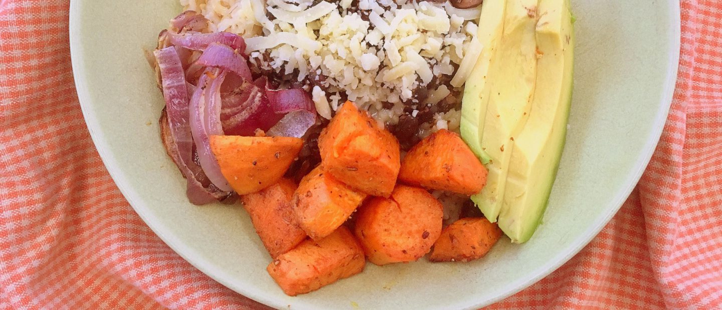 Quick Rice bowl dinner