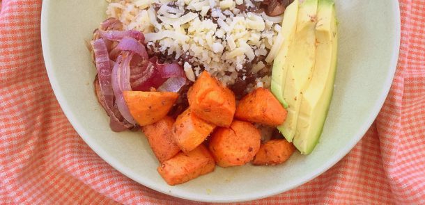Quick Rice bowl dinner