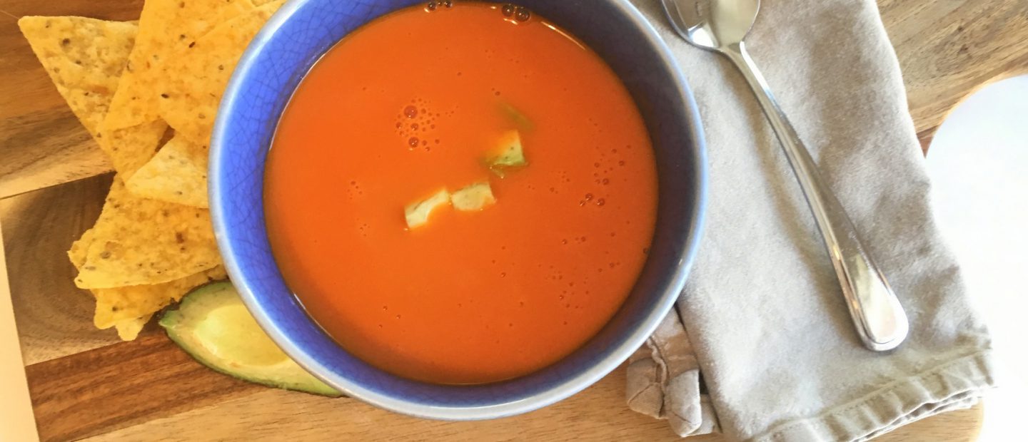 What to serve with soup: avocado