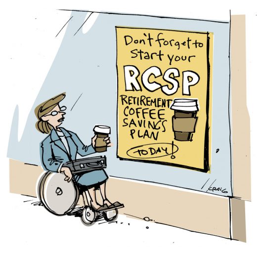 Retirement coffee
